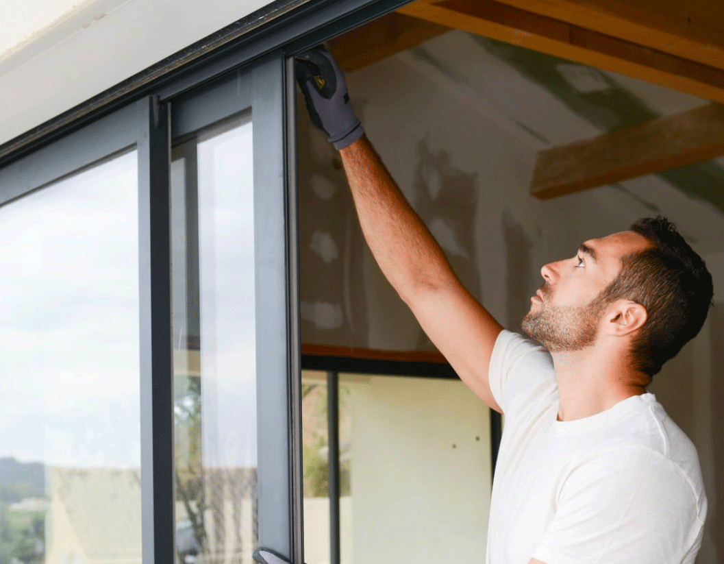 Reparación de cristal en ventana